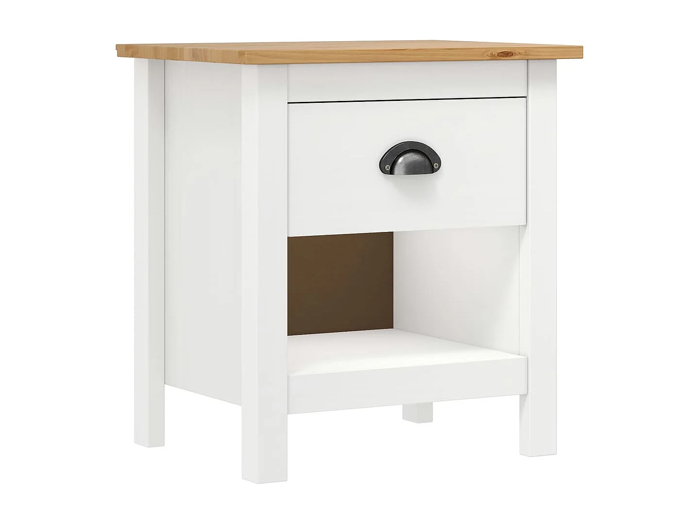 Tables de chevet 2 pièces Hill 46x35x49,5 cm Bois de pin solide