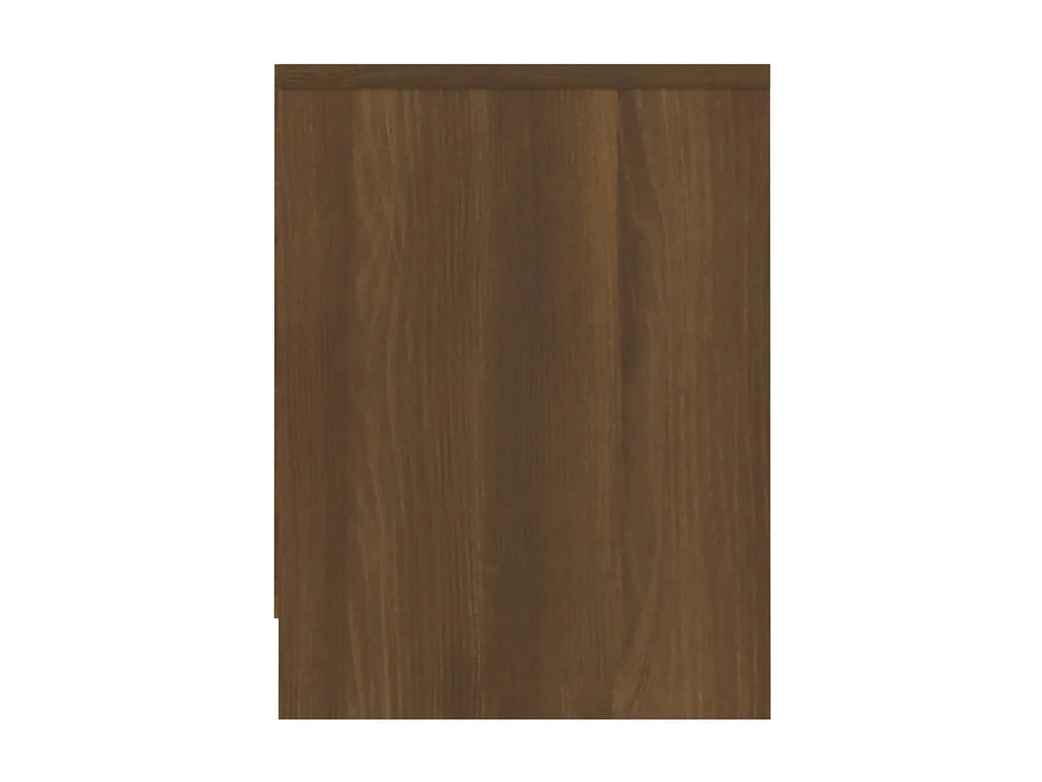 Nachtkastje 40x30x40 cm bewerkt hout bruin eikenkleur