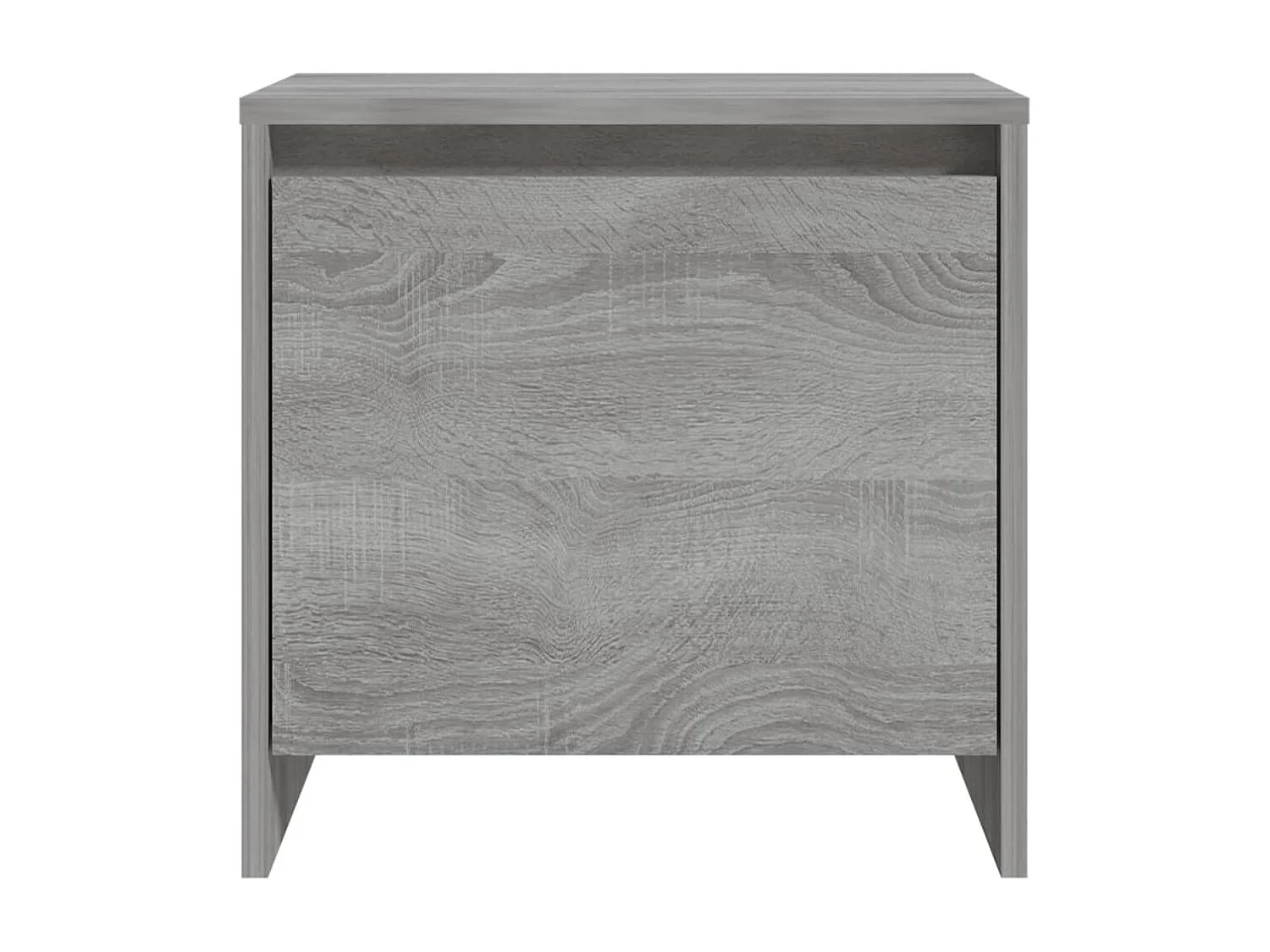 Table de chevet Sonoma gris 45x34x44,5 cm Aggloméré