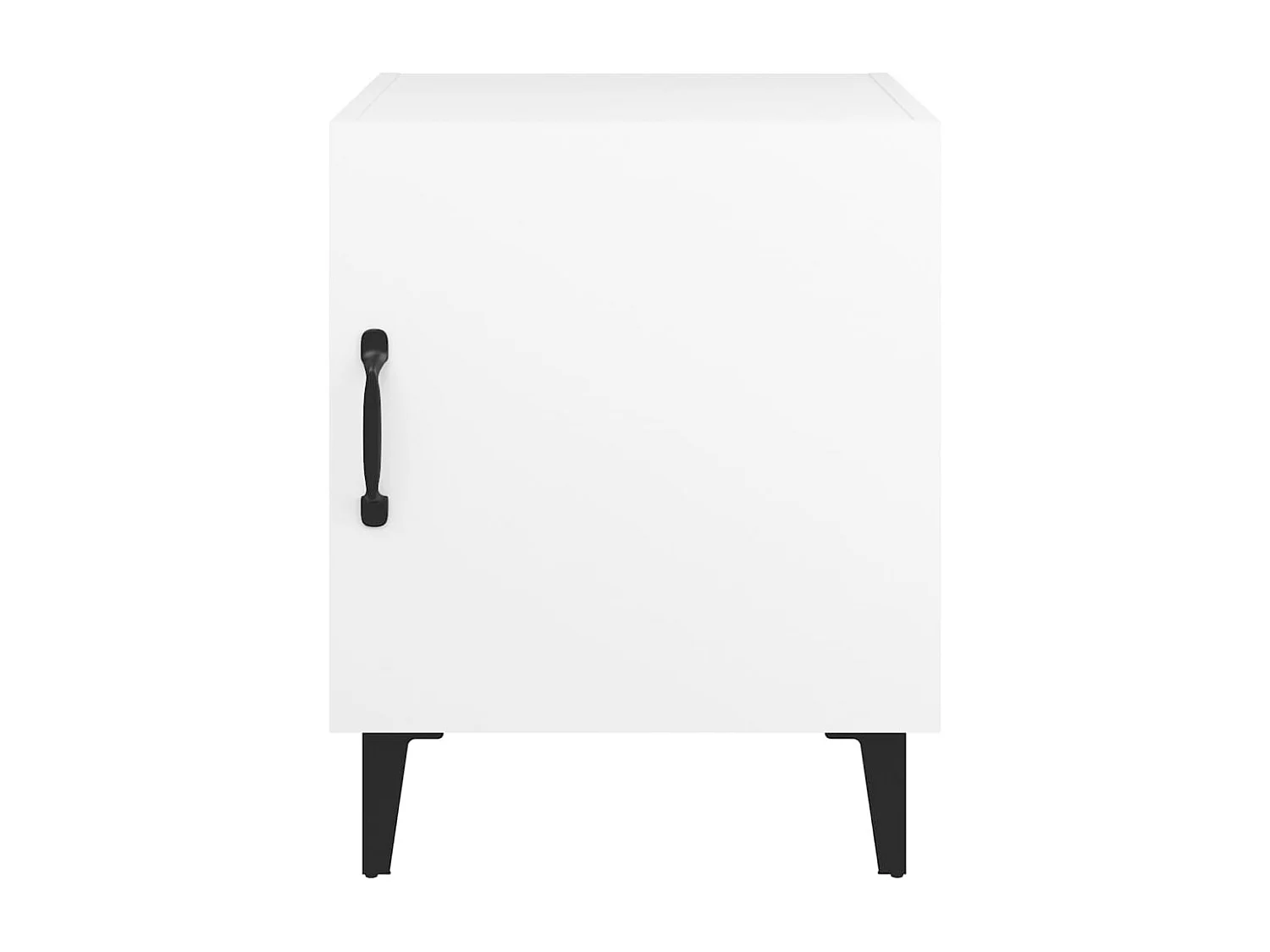 Mesa de cabeceira derivados de madeira branco