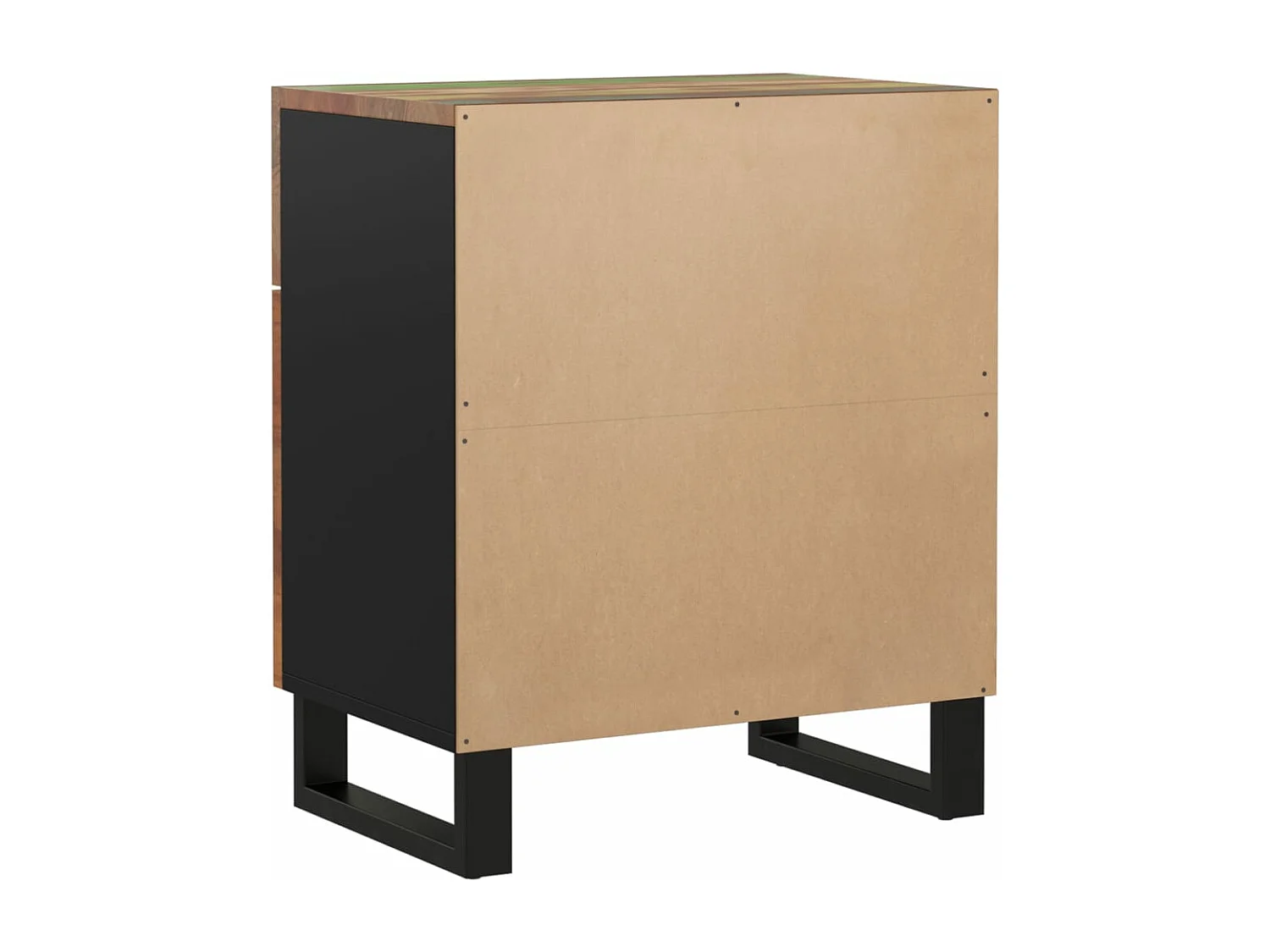 Table de chevet 50x33x60cm Bois de récupération et d'ingénierie