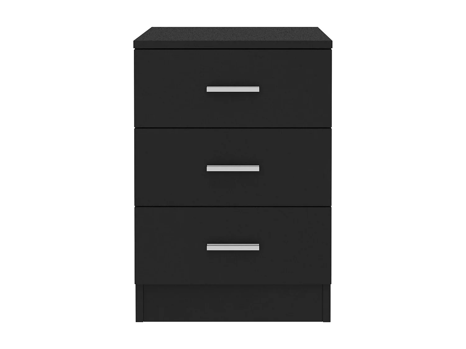 Nachtkastjes 2 st 38x35x56 cm bewerkt hout zwart