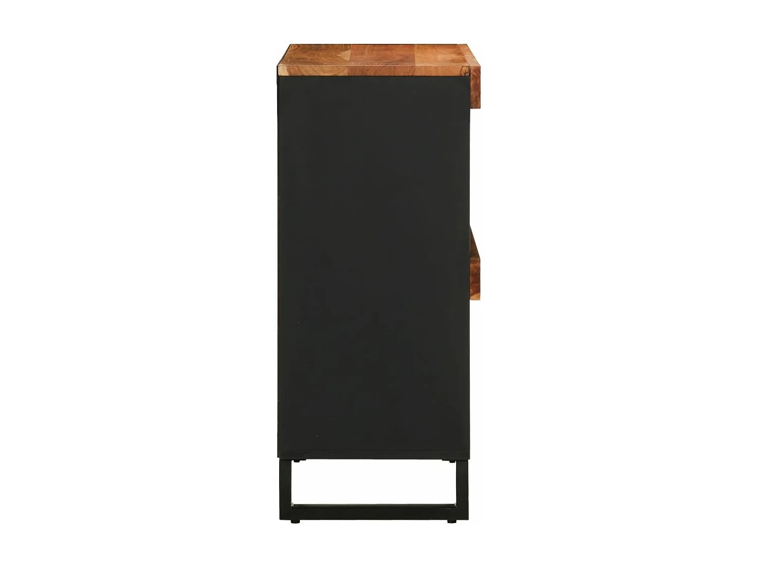 Armario auxiliar madera maciza de acacia 85x33x75 cm