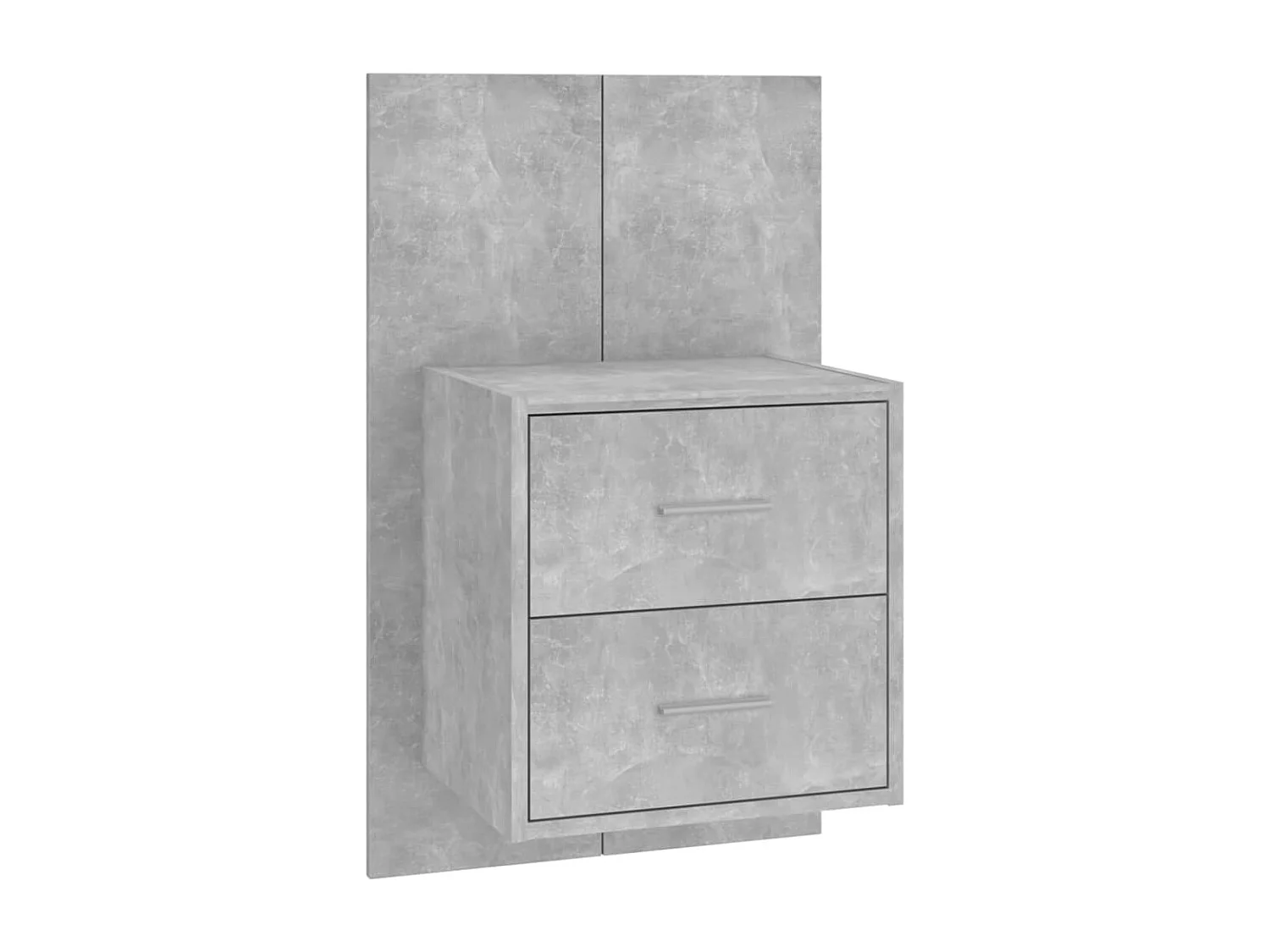 Mesa de cabeceira montagem na parede cinzento cimento