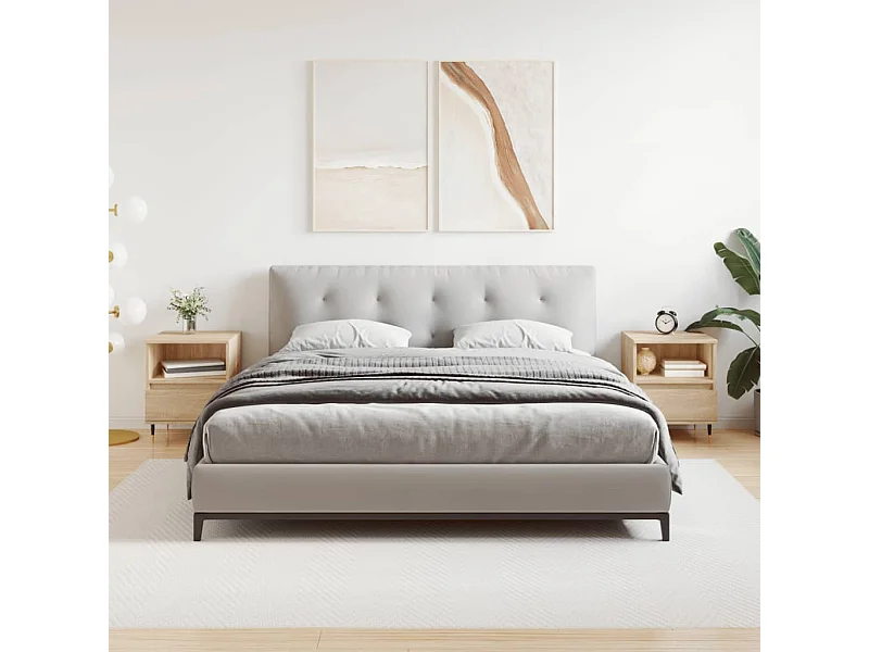 Nachtkastjes 2 st 40x35x50 cm sonoma eikenkleurig