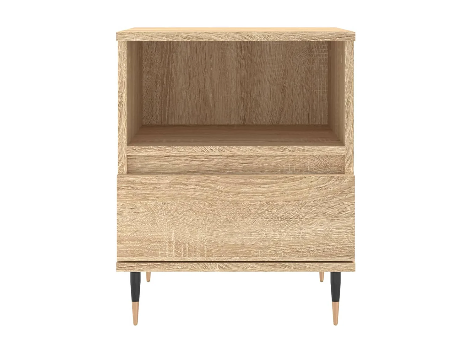 Tables de chevet 2 pièces chêne sonoma 40x35x50 cm bois ingénierie