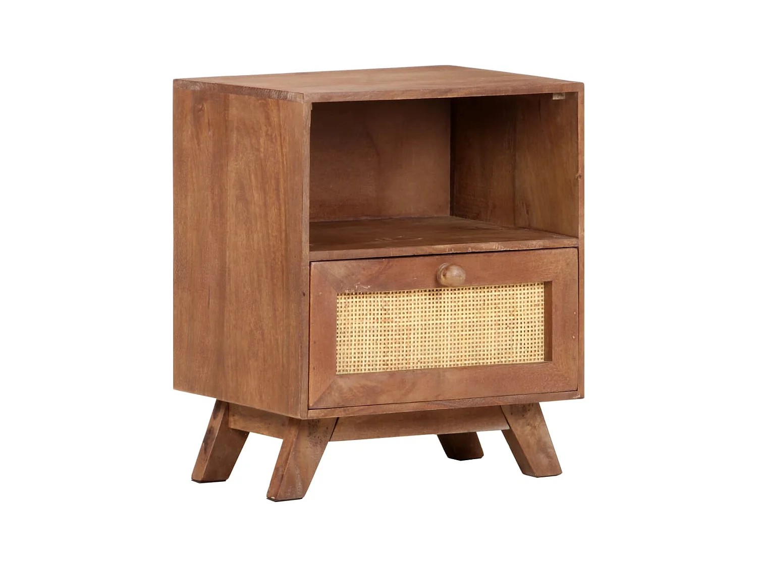 Table de chevet 40x30x50 cm Bois de manguier massif