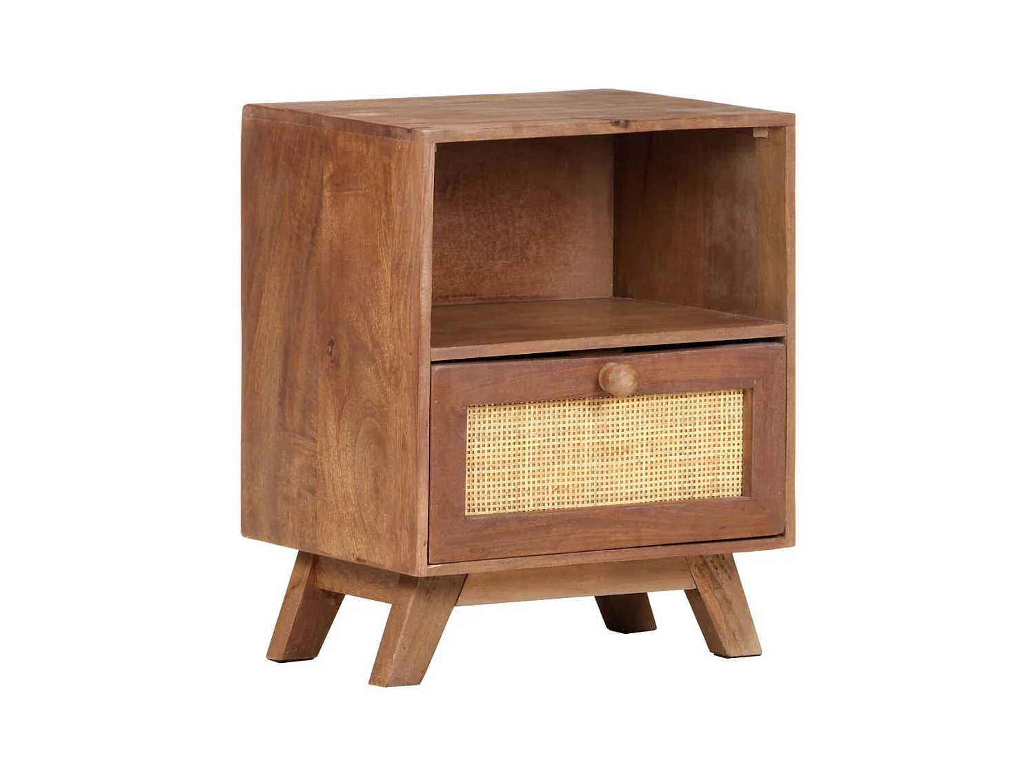 Table de chevet 40x30x50 cm Bois de manguier massif