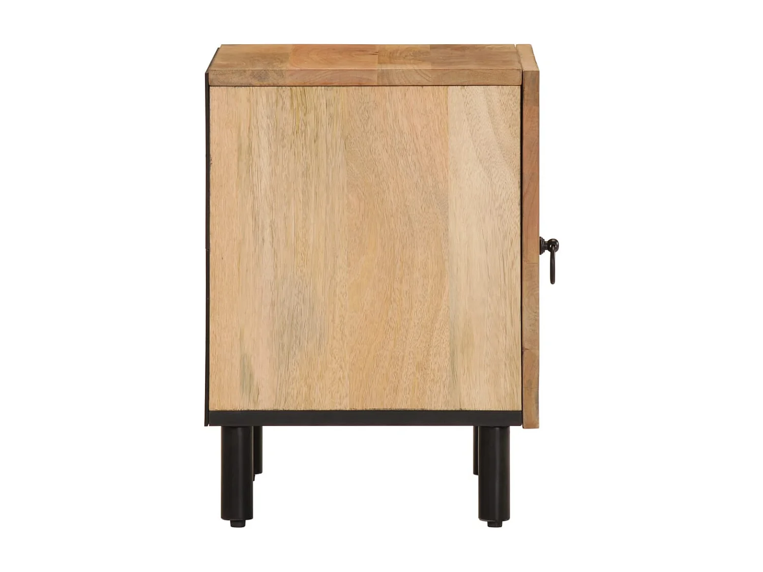 Nachtkastjes 2 stukken40x33x46 cm massief mangohout