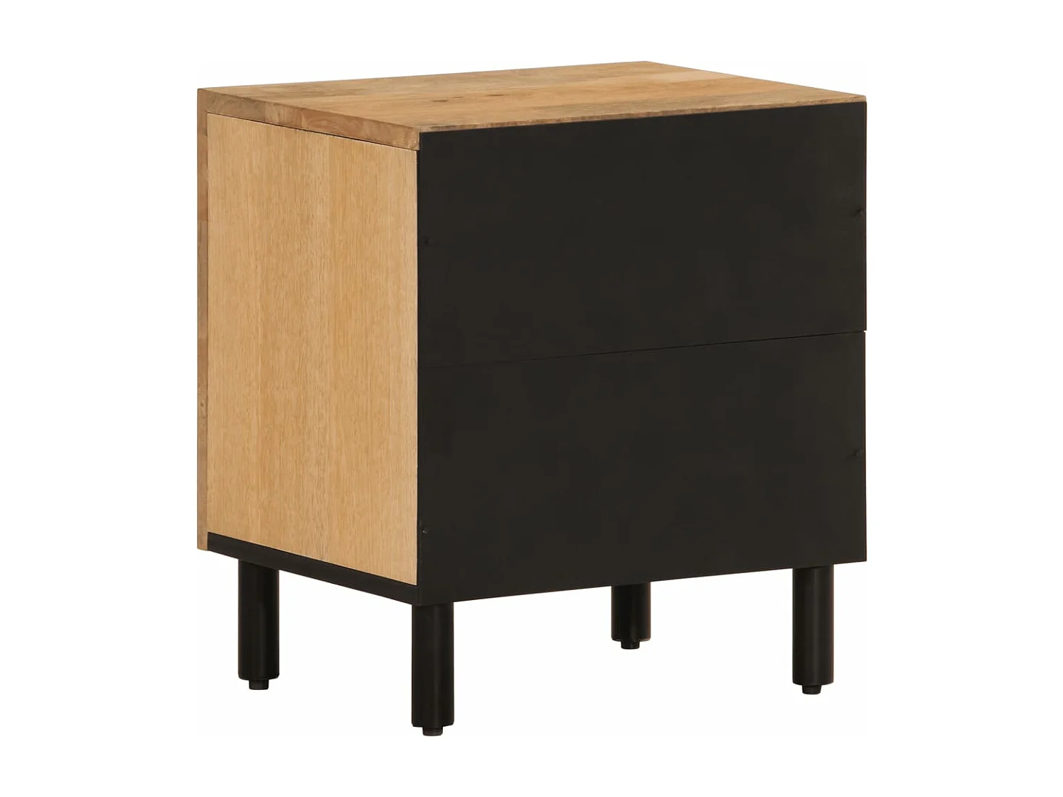 Tables de chevet 2 pièces 40x33x46 cm Bois de manguier solide