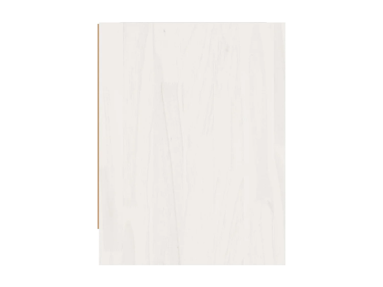 Table de chevet Blanc 40x30,5x40 cm Bois de pin massif