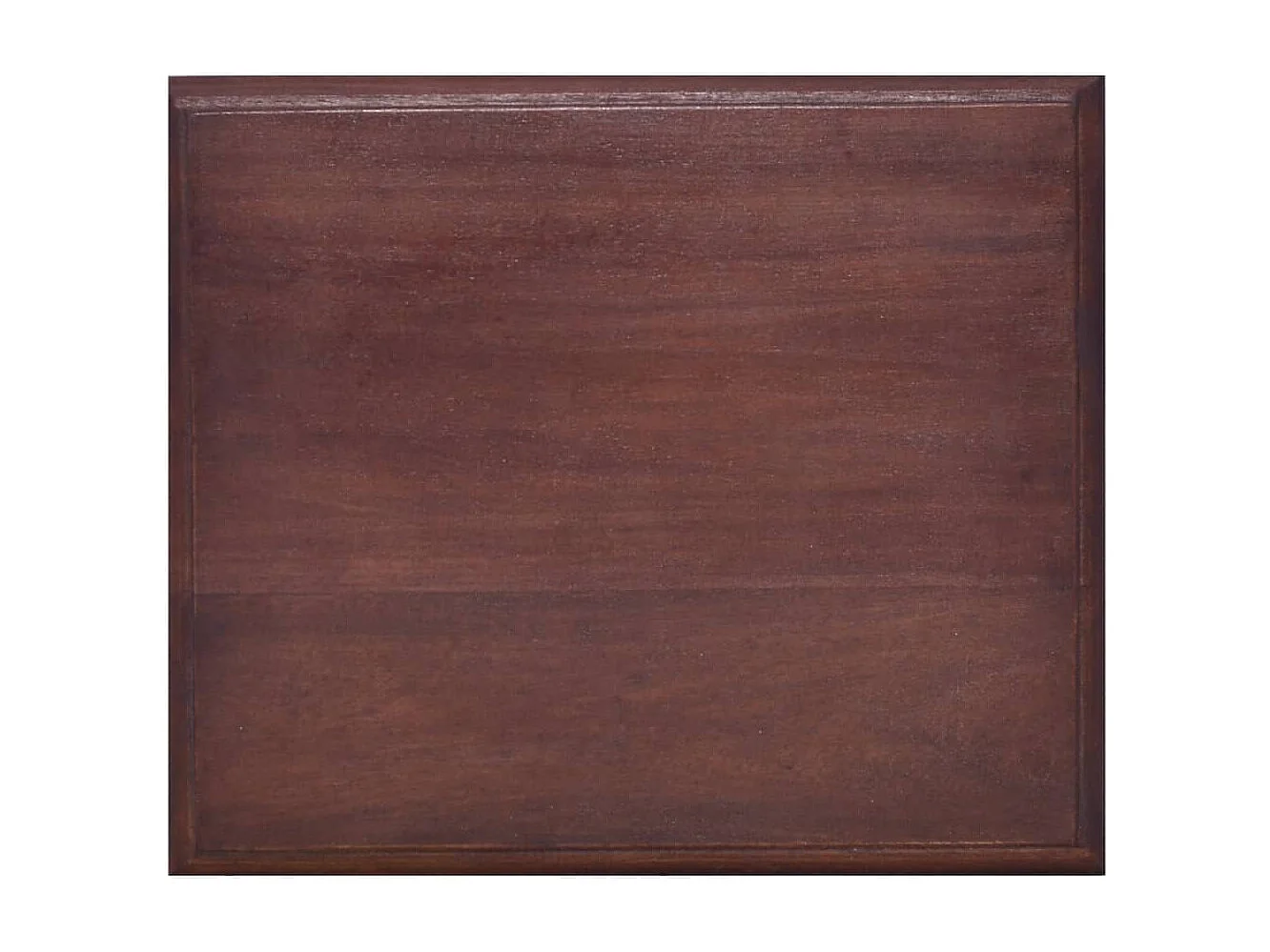 Mesa de cabeceira clássica 35x30x60 cm mogno maciço castanho