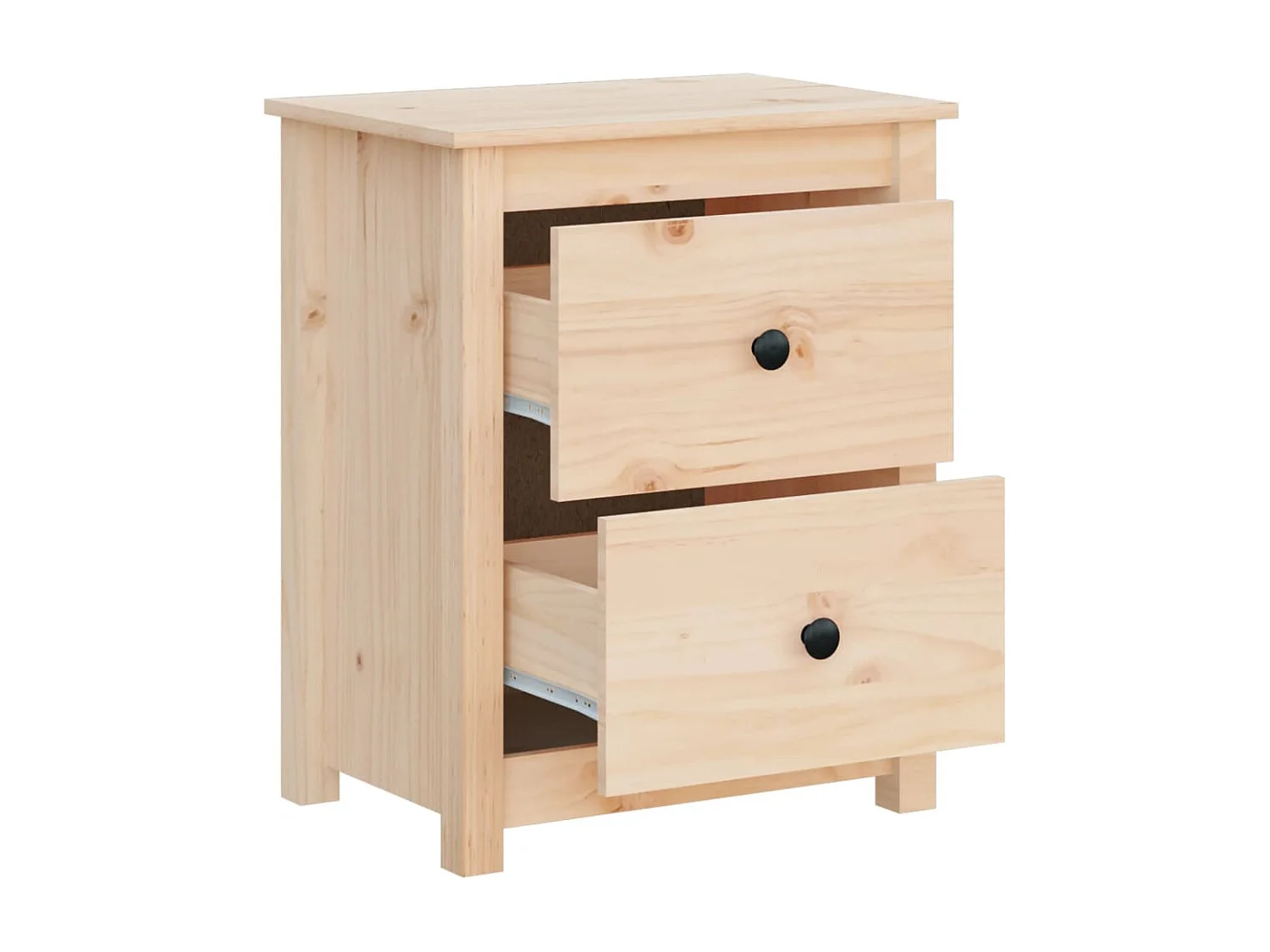 Tables de chevet 2 pièces 50x35x61,5 cm Bois de pin massif