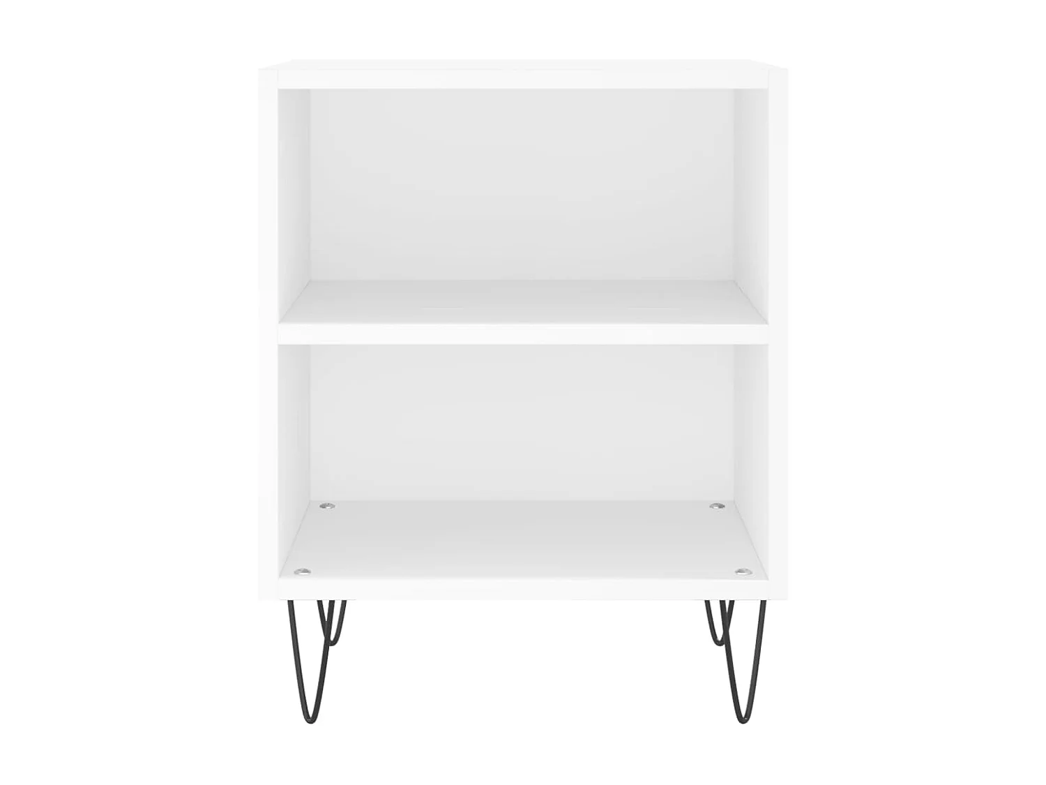 Tables de chevet 2 pièces blanc 40x30x50 cm bois d'ingénierie