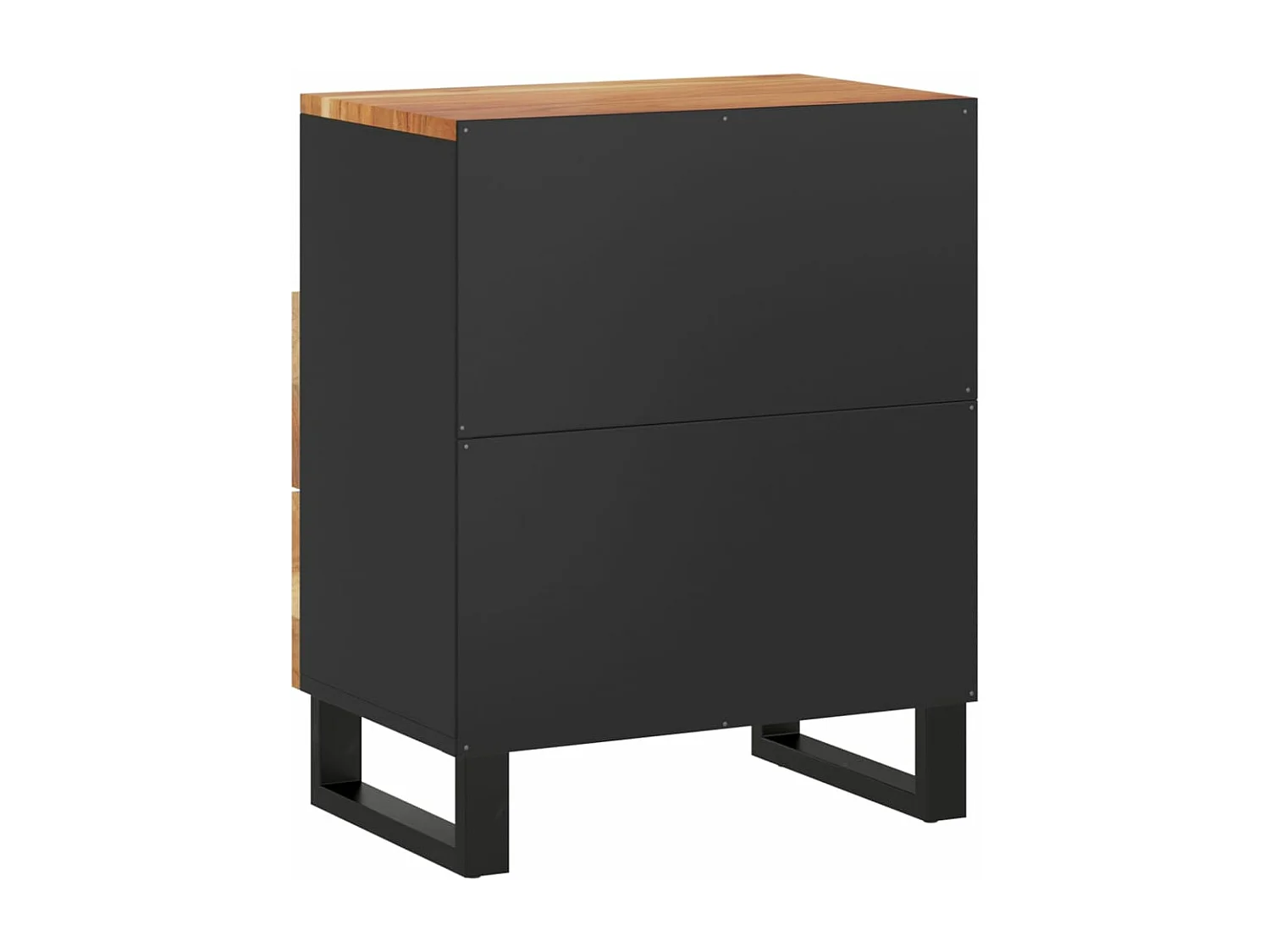 Table de chevet 50x33x62cm Bois d'acacia solide et d'ingénierie