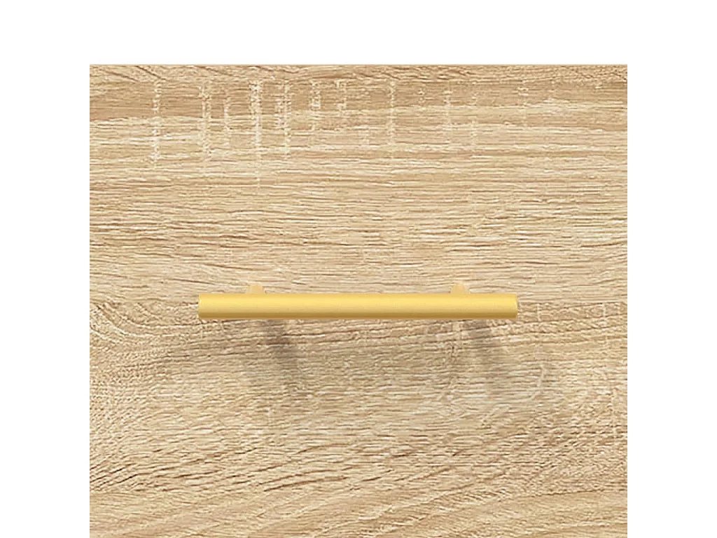 Mesita de noche madera de ingeniería roble Sonoma 40x40x66 cm