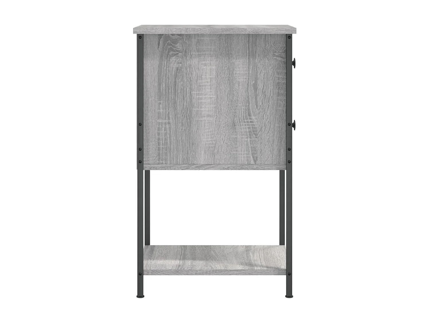 Mesita de noche madera de ingeniería gris Sonoma 32x42x70 cm