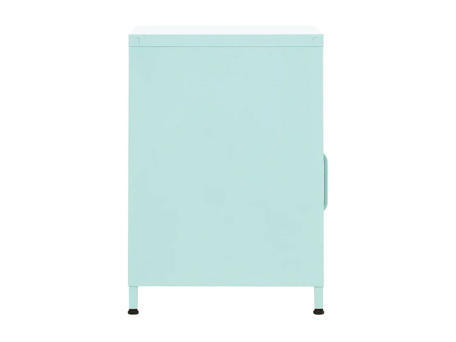 Table de chevet Vert menthe 35x35x51 cm Acier