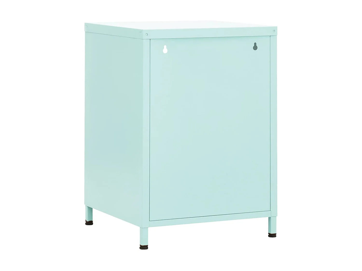 Table de chevet Vert menthe 35x35x51 cm Acier