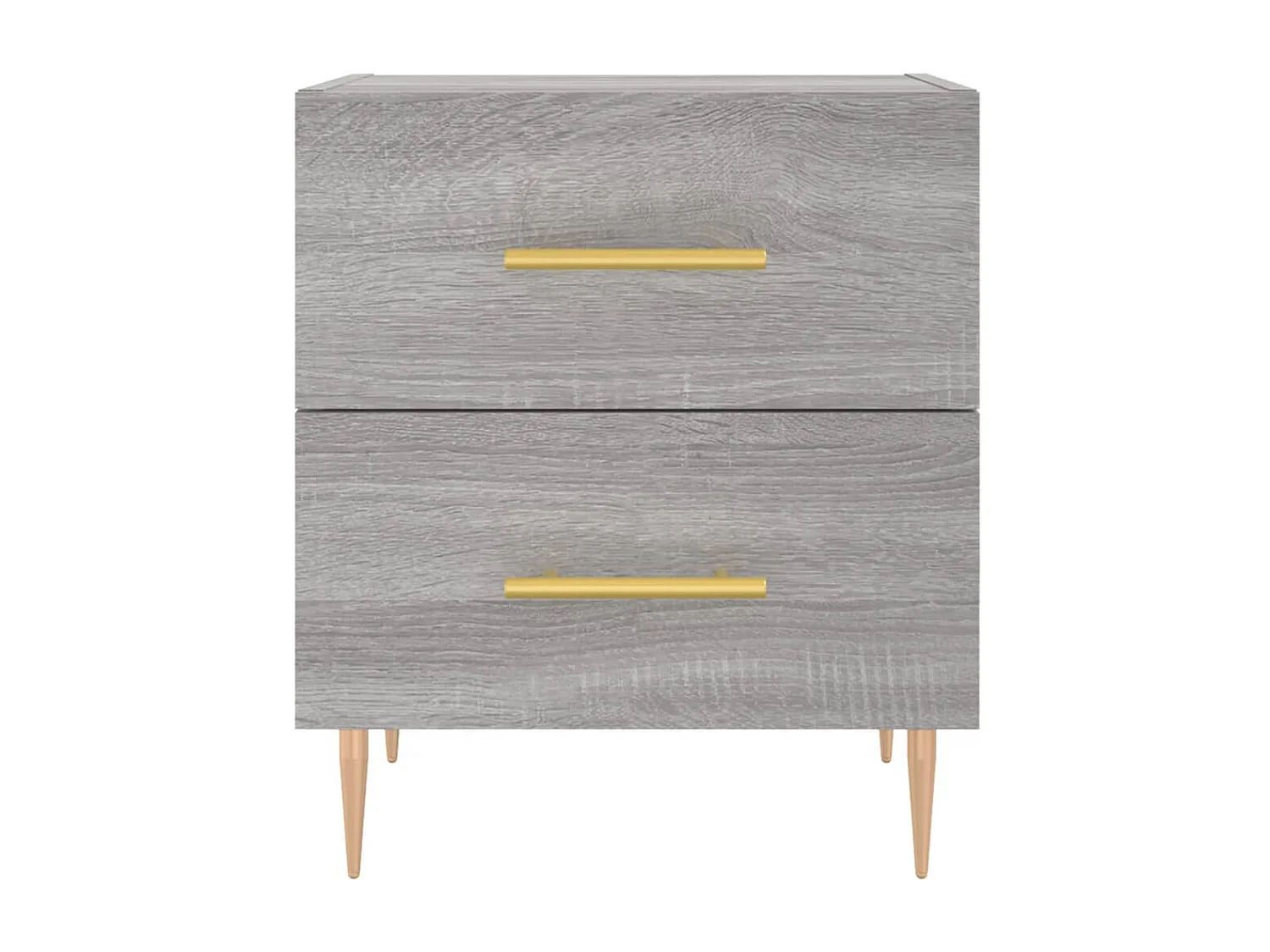 Table de chevet gris sonoma 40x35x47,5 cm bois d’ingénierie