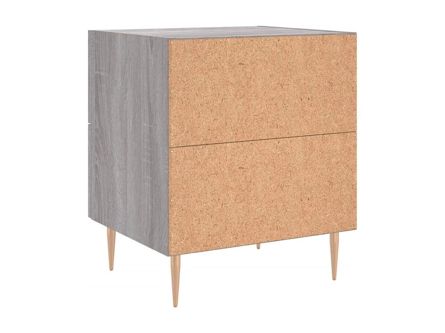 Table de chevet gris sonoma 40x35x47,5 cm bois d’ingénierie