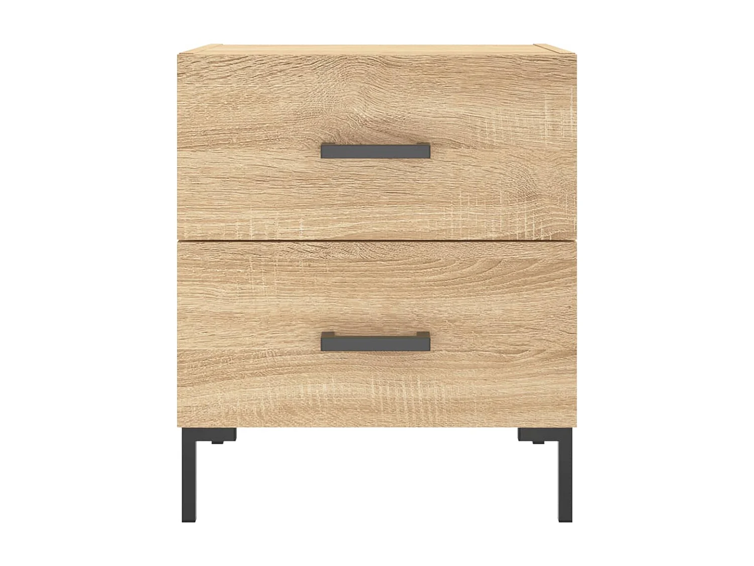 Table de chevet chêne sonoma 40x35x47,5 cm bois d’ingénierie