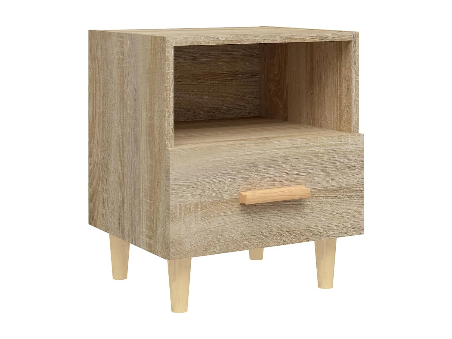 Table de chevet Chêne sonoma 40x35x47 cm