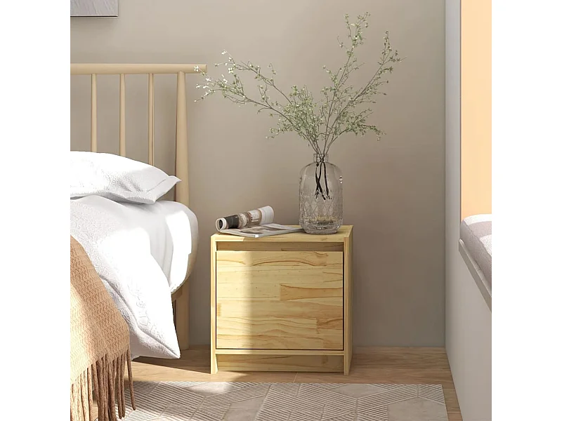 Table de chevet 40x30,5x40 cm Bois de pin massif
