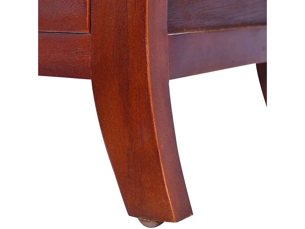 Table de chevet Marron classique Bois d'acajou massif