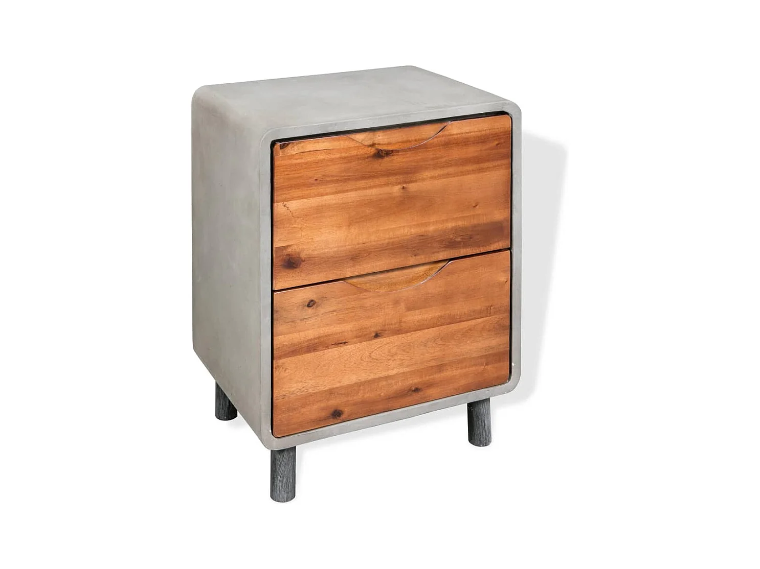 Table de chevet Bois d'acacia massif 40 x 30 x 50 cm