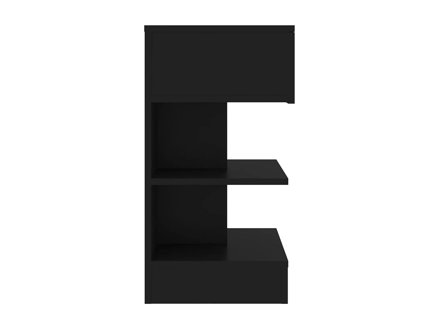 Tables de chevet 2 pièces Noir 40x35x65 cm