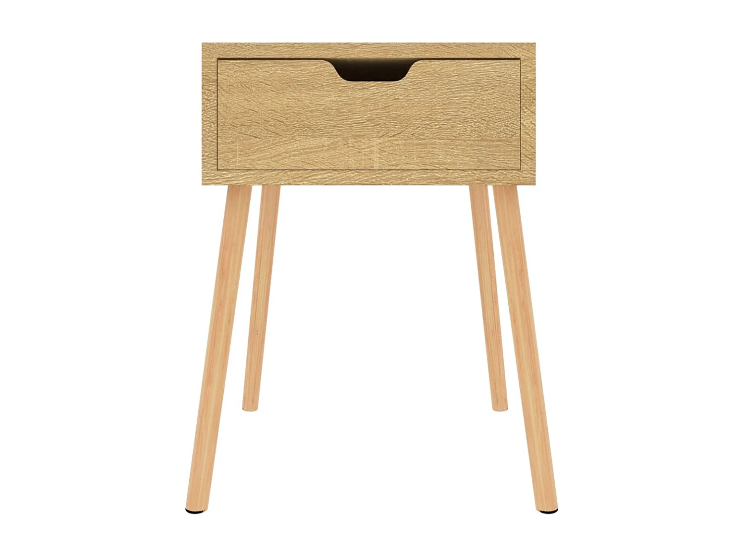 Mesa de cabeceira 40x40x56 cm aglomerado cor carvalho sonoma