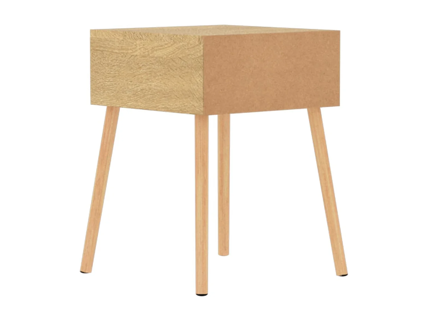 Mesa de cabeceira 40x40x56 cm aglomerado cor carvalho sonoma