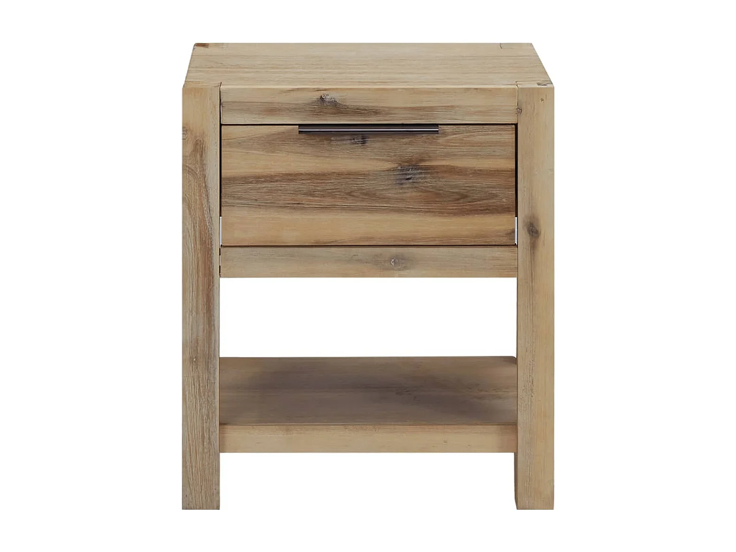 Nachtkastjes met lades 2 stukken40x30x48 cm massief acaciahout