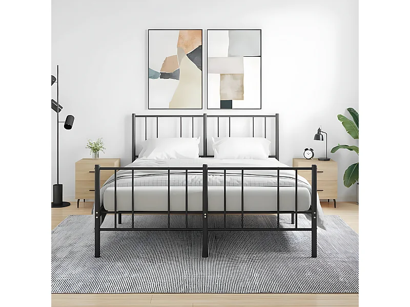 Mesita noche 2 unidades madera ingeniería roble Sonoma 40x35x47,5 cm