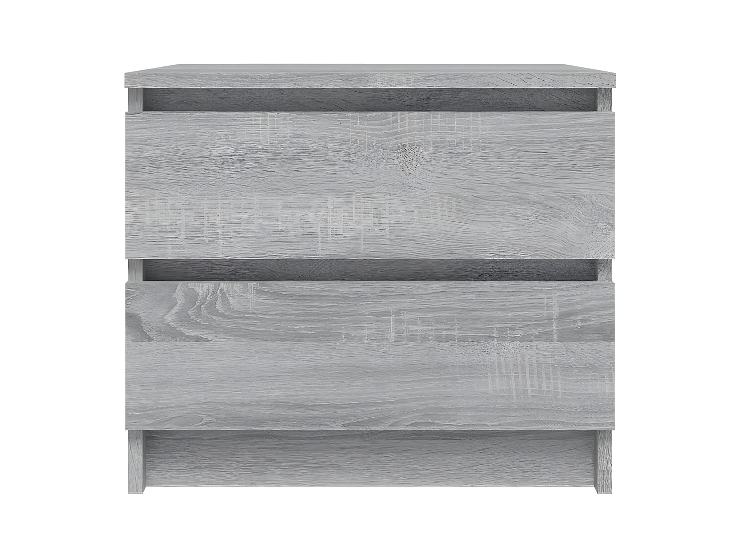 Tables de chevet 2 pièces Sonoma gris 50x39x43,5cm Bois ingénierie