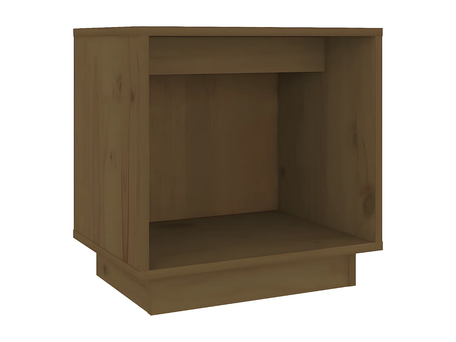 Table de chevet Marron miel 40x30x40 cm Bois de pin solide