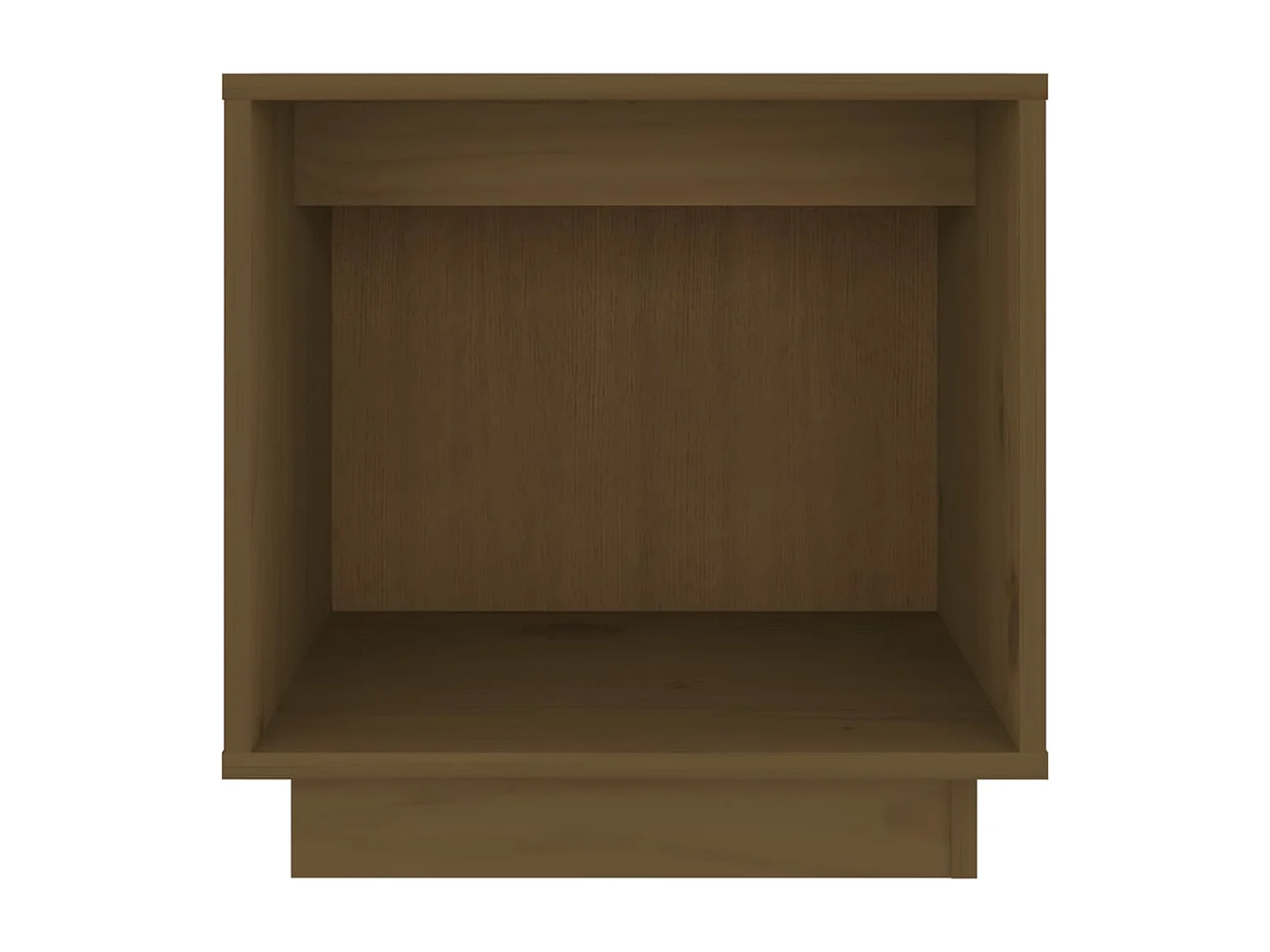 Table de chevet Marron miel 40x30x40 cm Bois de pin solide