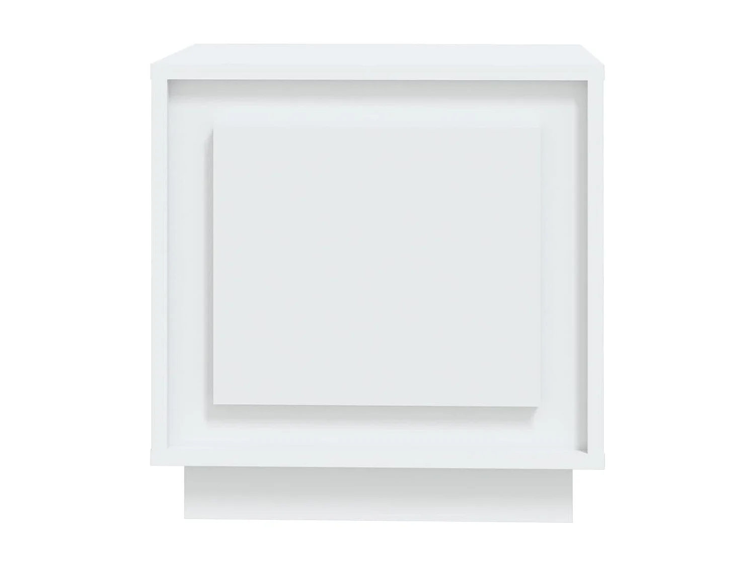 Tables de chevet 2 pièces blanc 44x35x45 cm bois d'ingénierie