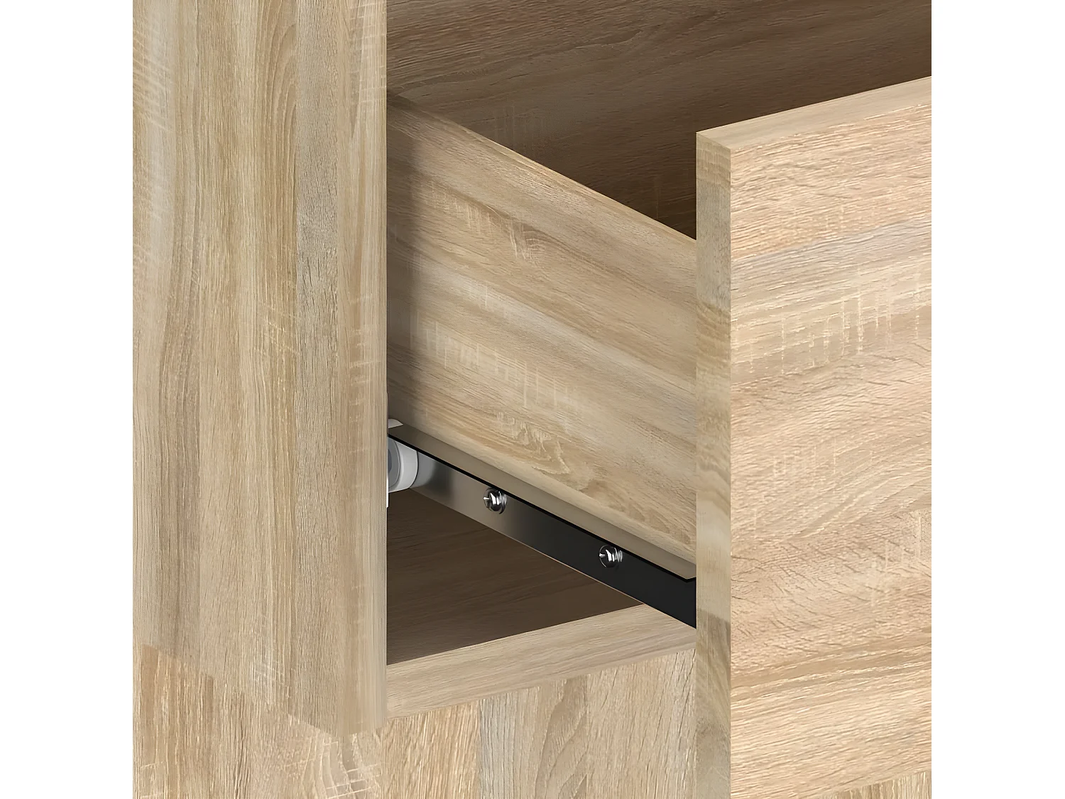 Table de chevet murale Chêne sonoma