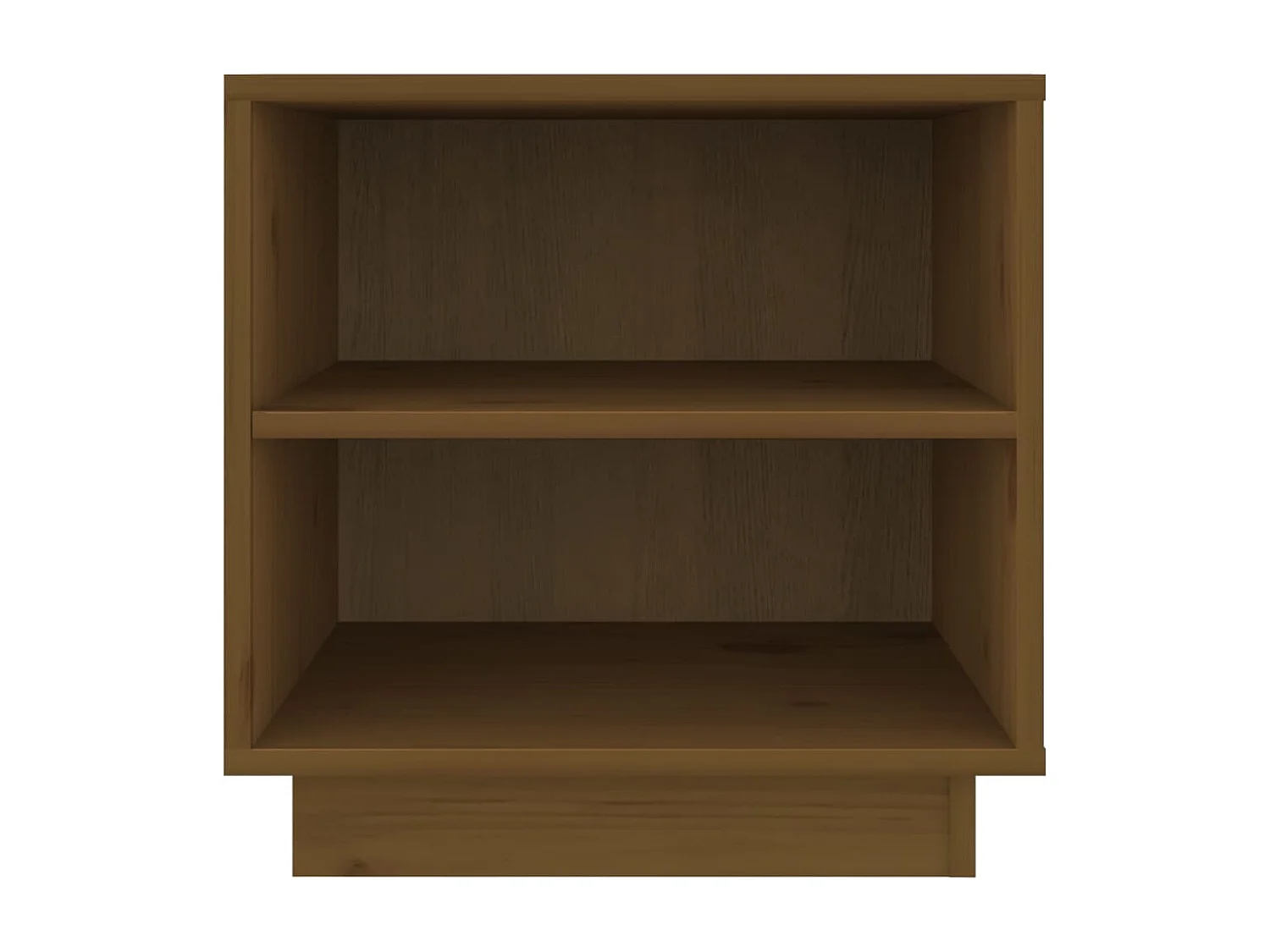 Table de chevet Marron miel 40x34x40 cm Bois de pin solide