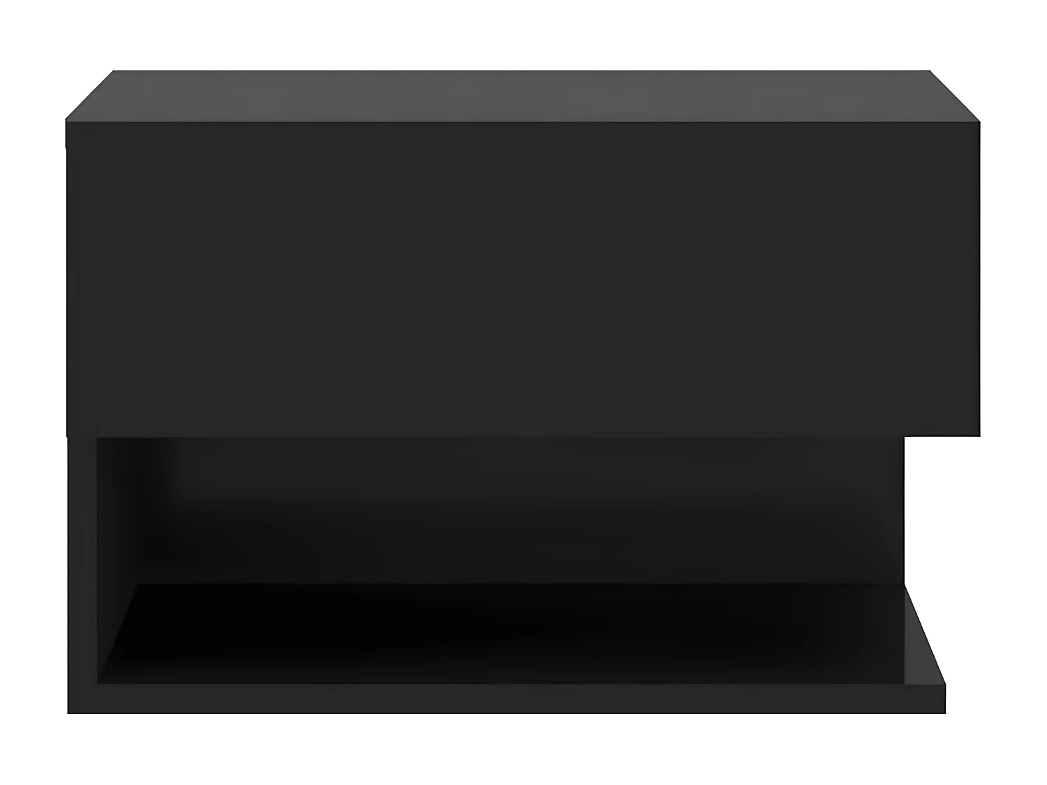 Table de chevet murale Noir