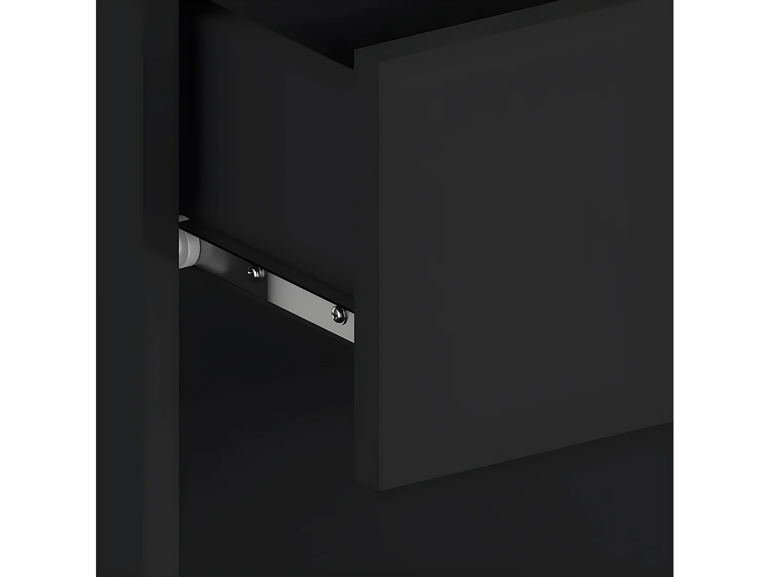 Table de chevet murale Noir