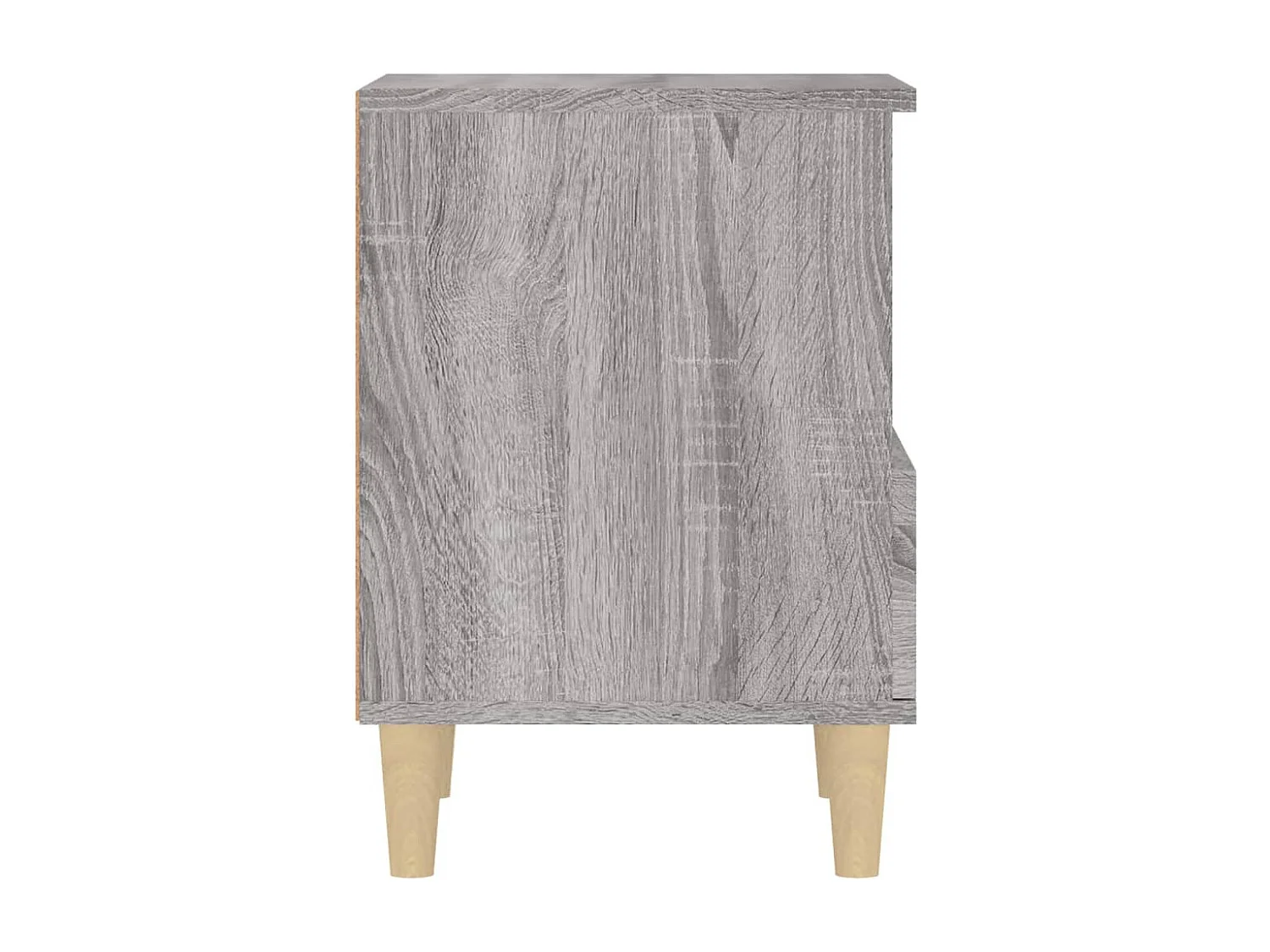 Nachtkastje 40x35x50 cm grijs sonoma eikenkleurig