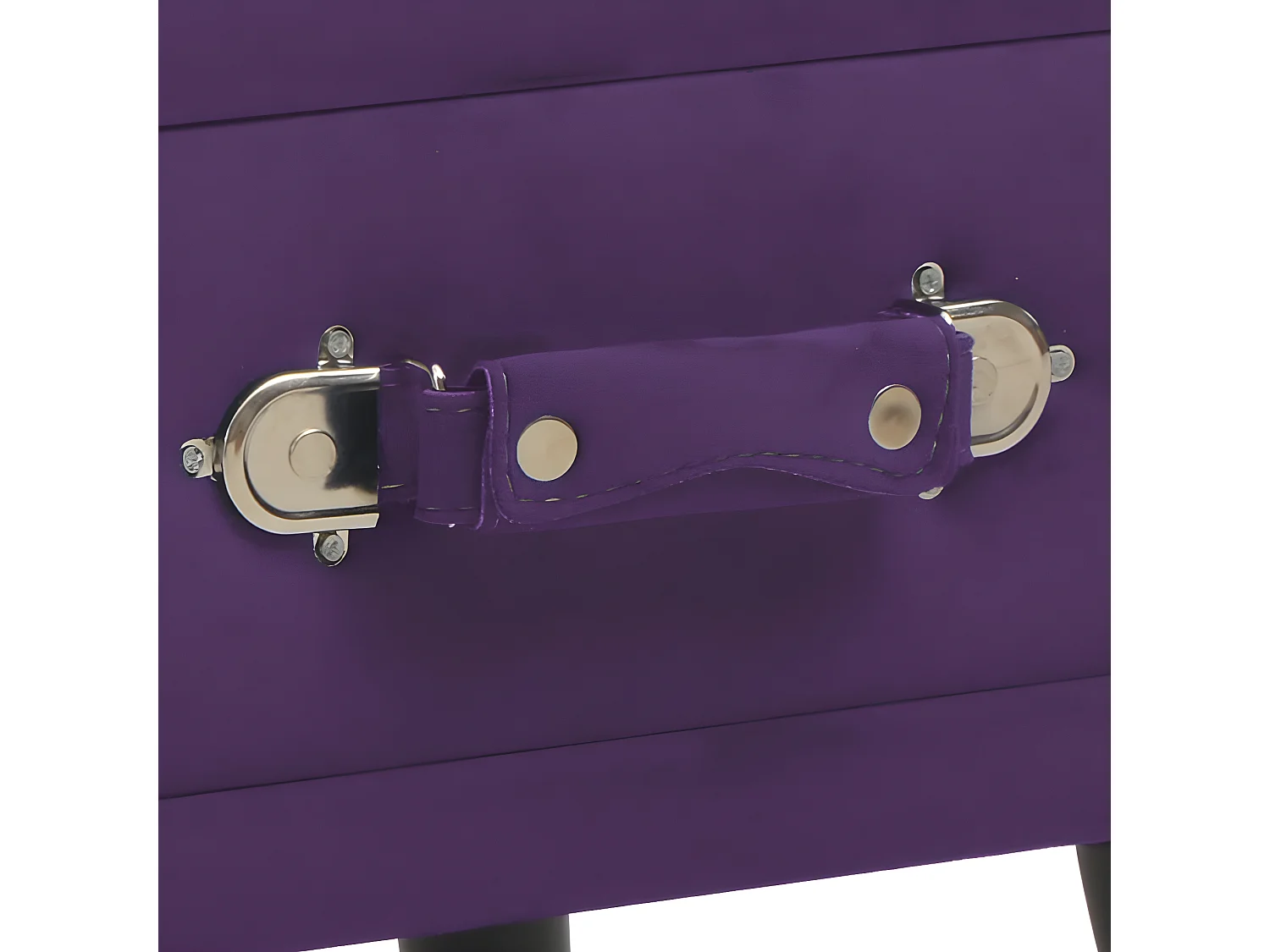 Mesas-de-cabeceira 2 peças 40x35x40 cm veludo roxo-escuro