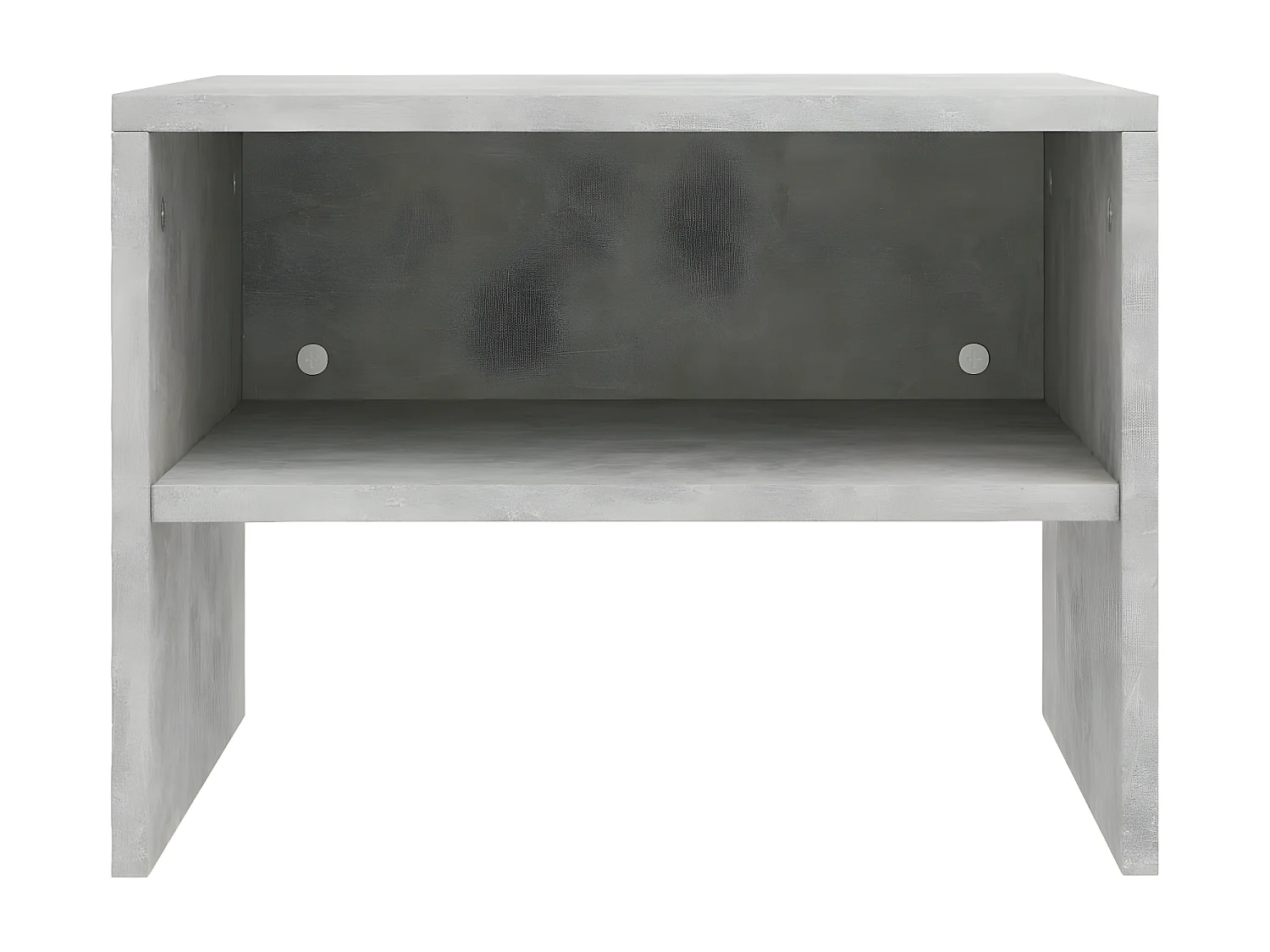 Table de chevet Gris béton 40 x 30 x 30 cm Aggloméré
