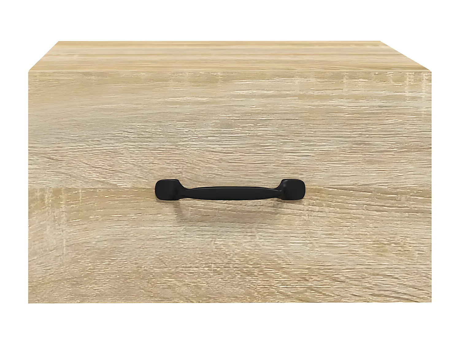 Mesa de cabeceira montagem na parede 35x35x20 cm cor sonoma