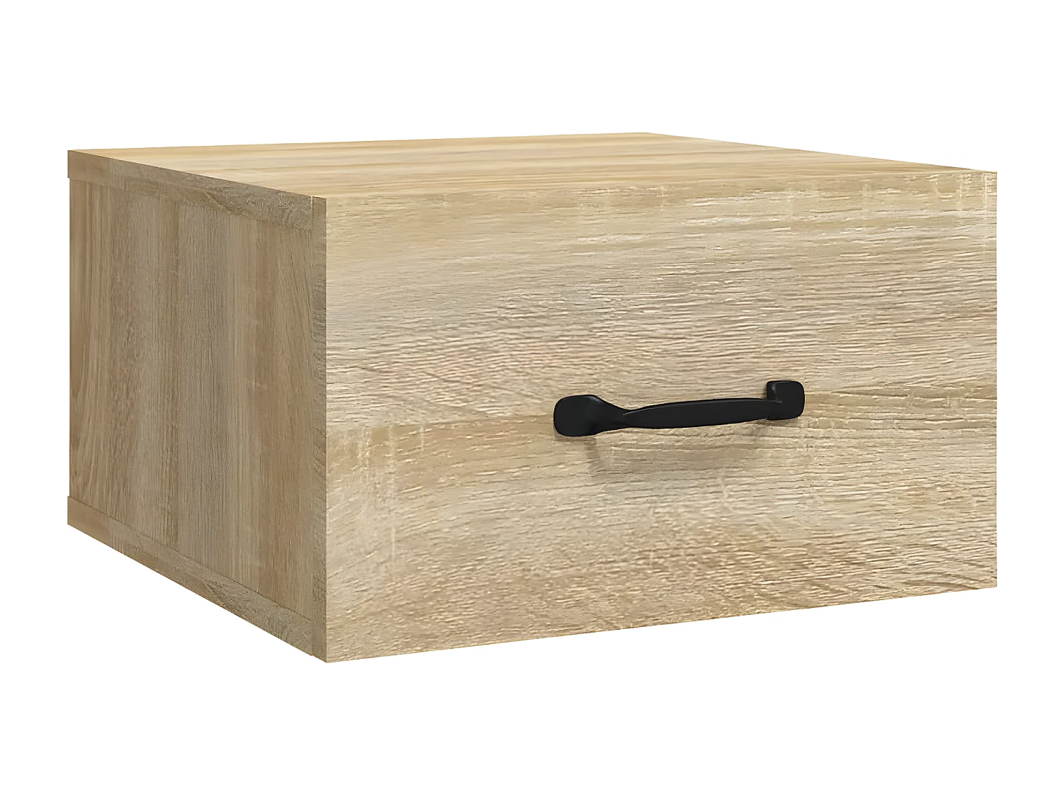 Table de chevet murale Chêne sonoma 35x35x20 cm