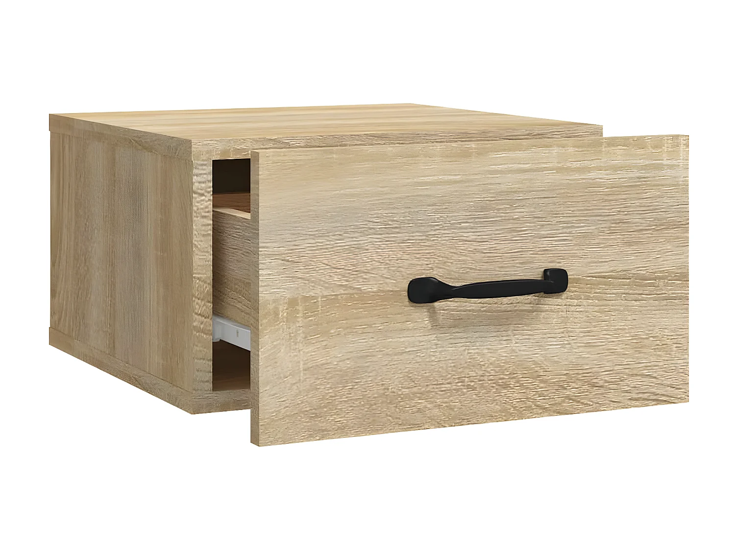 Table de chevet murale Chêne sonoma 35x35x20 cm