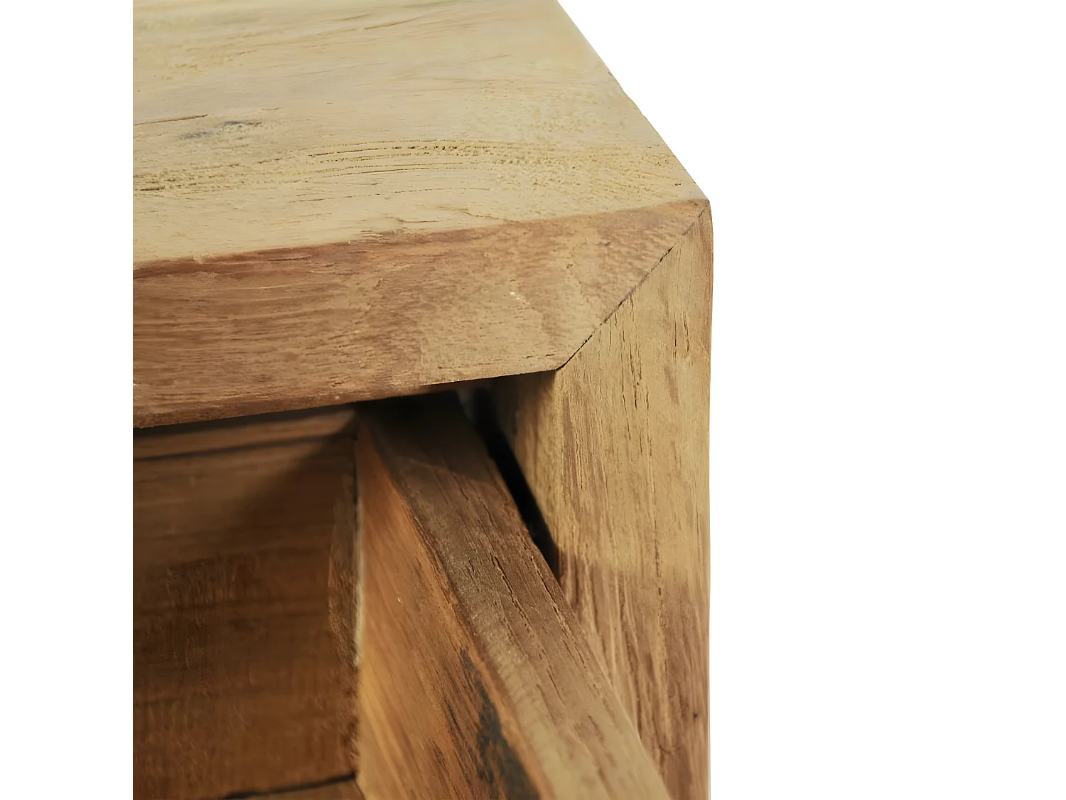 Table de chevet 40 x 30 x 50 cm Teck